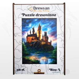 Puzzle drewniane Hogwarts - L